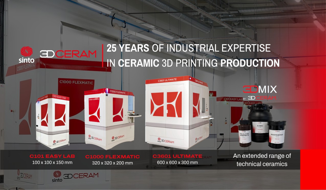 3DCERAM SLA portfolio