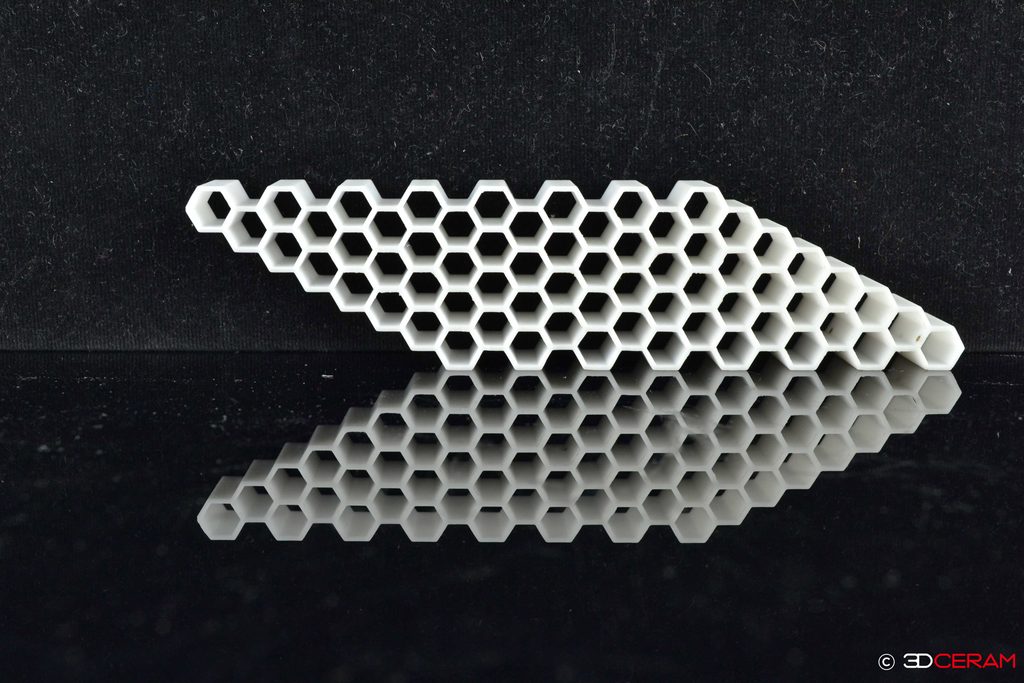 Ceramic part for Aerospace application printed on the 3DCERAM C1000 FLEXMATIC.